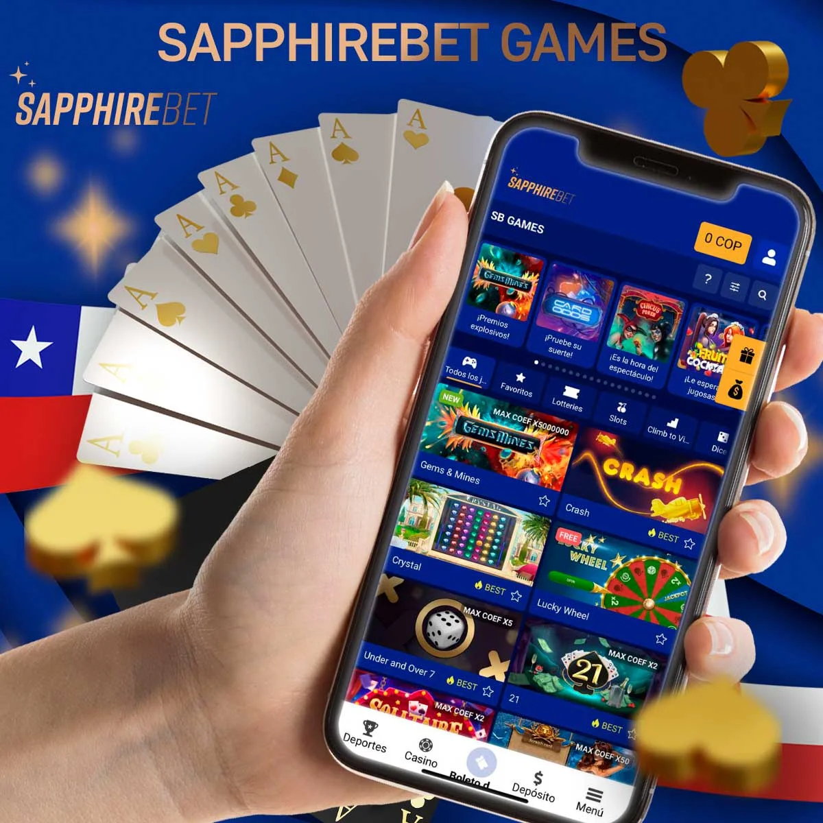 Reseña de los juegos de casino de Sapphirebet