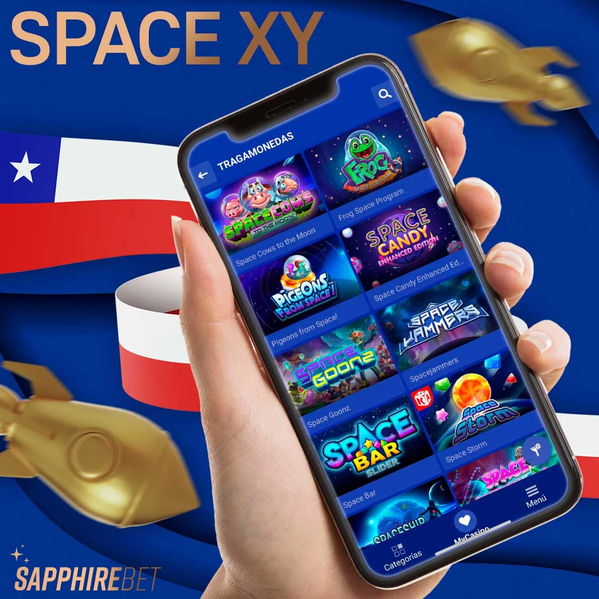Reseña del popular juego Space XY en Sapphirebet en Chile